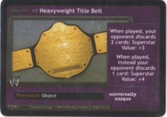 Revo <WWE logo> Heavyweight Title Belt